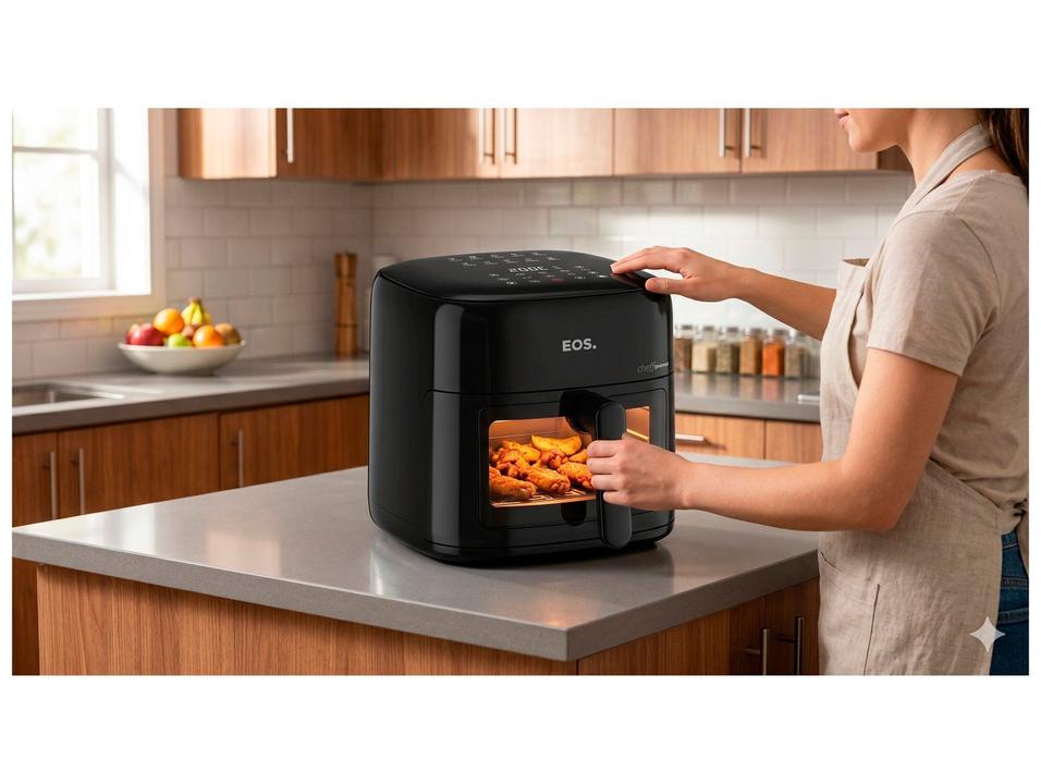 Air Fryer EOS Cheff Gourmet EAF08P 8,2L Digital Preta - 1