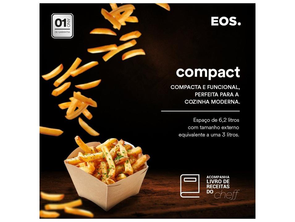 Air Fryer EOS Cheff Gourmet EAF60P 6,2L Digital Preta - 5