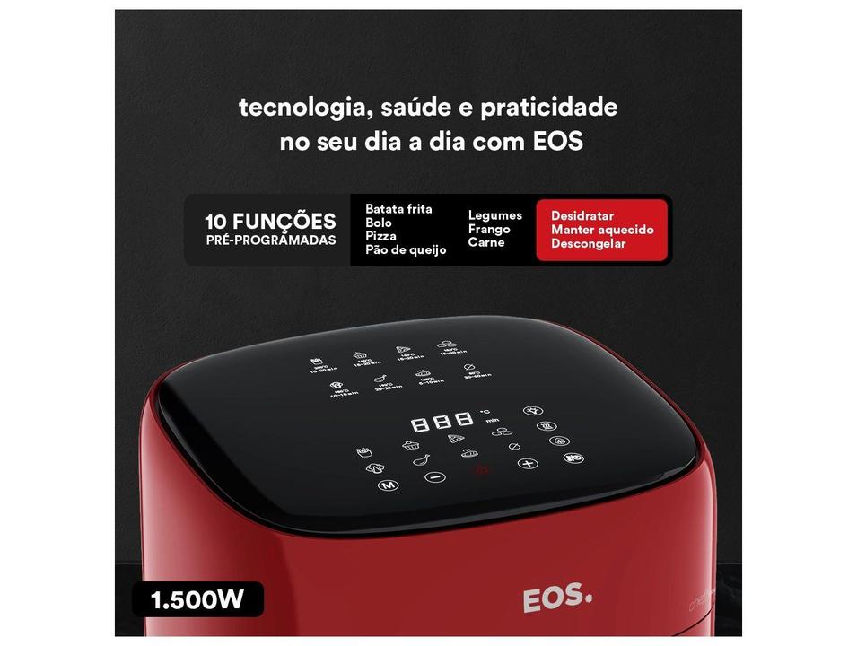 Air Fryer EOS Cheff Gourmet EAF60V 6,2L Digital Vermelha - 3