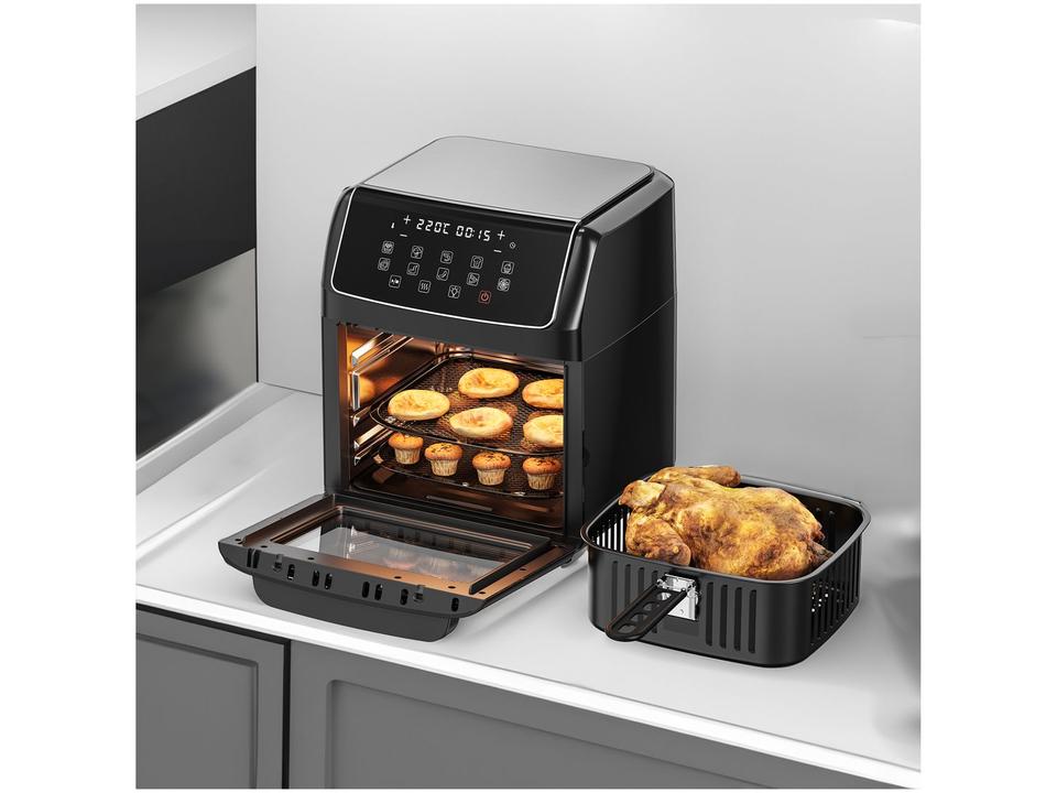 Air Fryer Gaabor AF-120T01 Preto com Forno 12L - 1