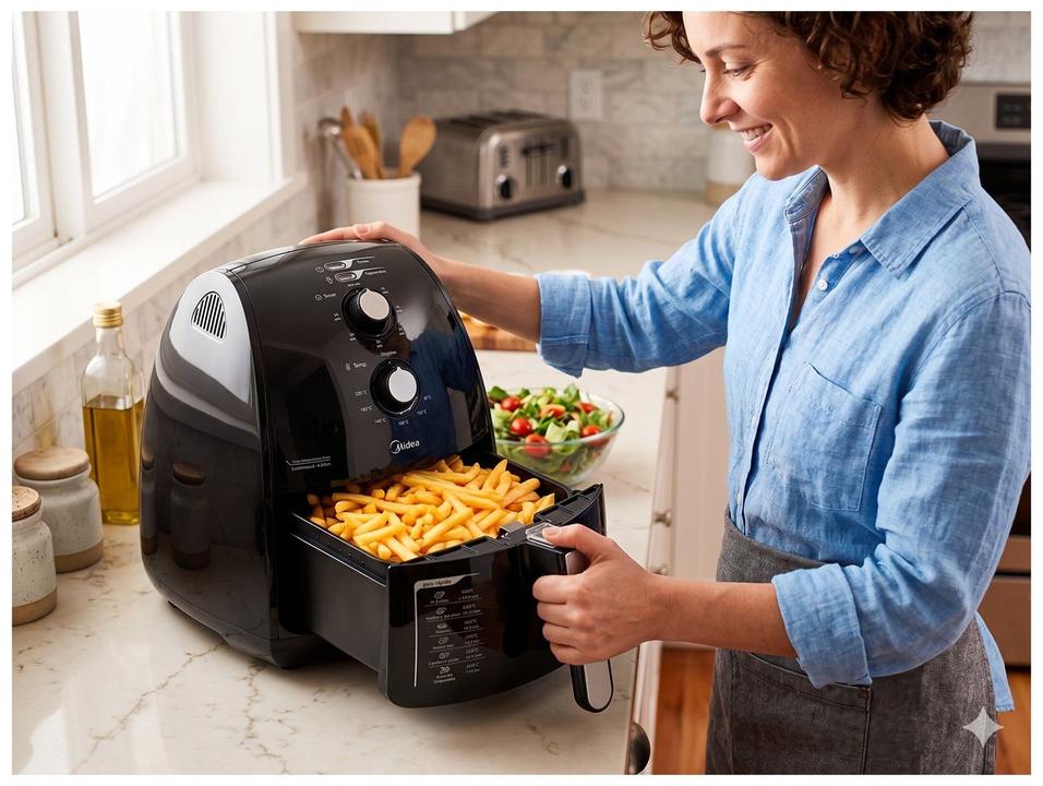Air Fryer Midea FRP42 3,5L com Timer - 2