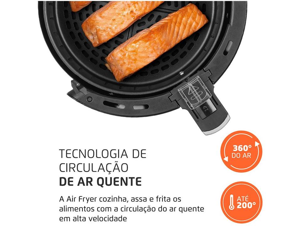 Air Fryer Mondial AF-30-DI Preto 3,5L com Timer - 8