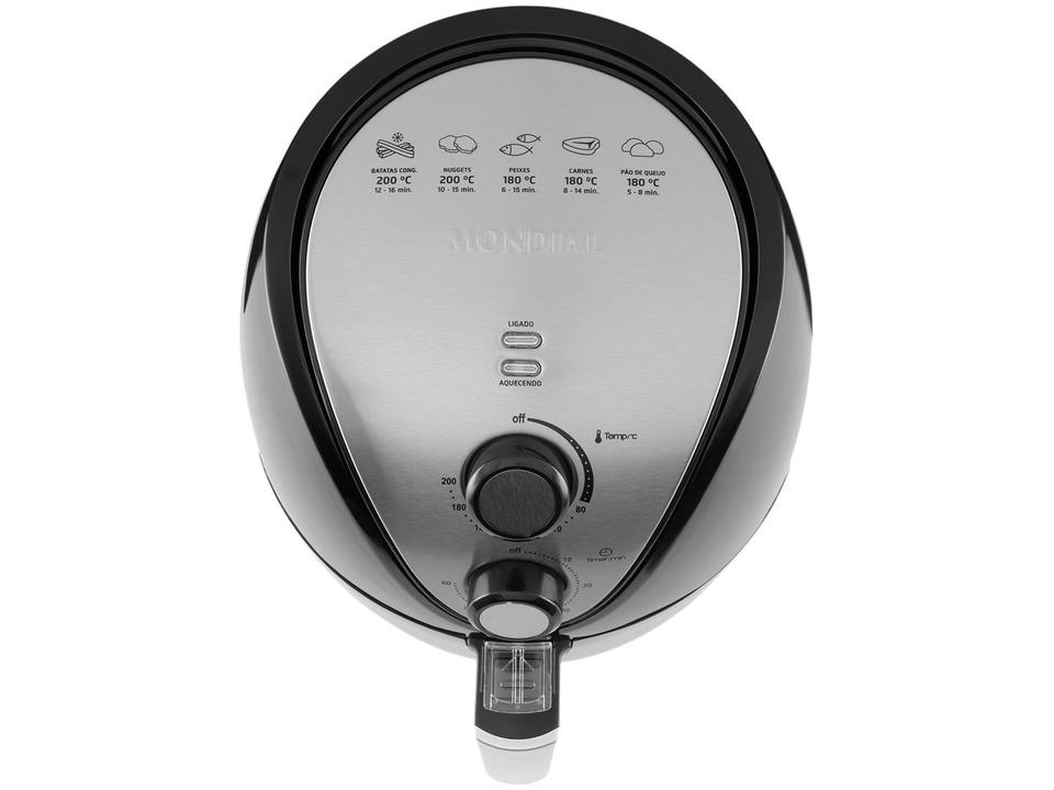 Air Fryer Mondial AF-30I Preto e Inox 3,5L com Timer - 12