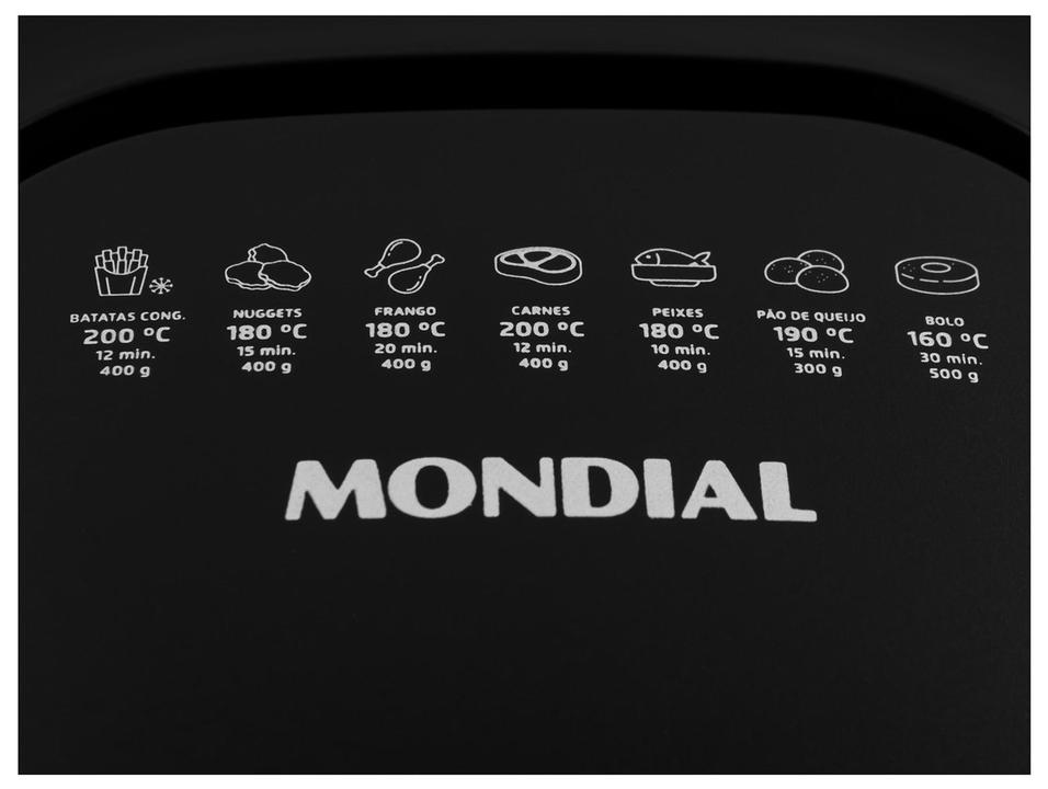Air Fryer Mondial AFN-40-BF Preta com Timer - 15