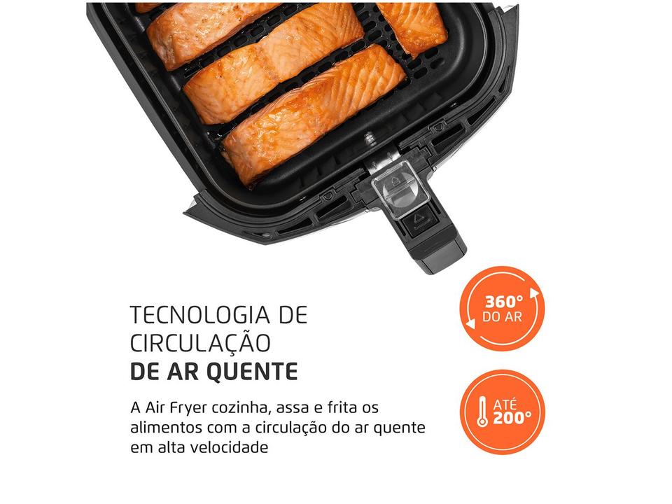 Air Fryer Mondial AFN-40-BF Preta com Timer - 6