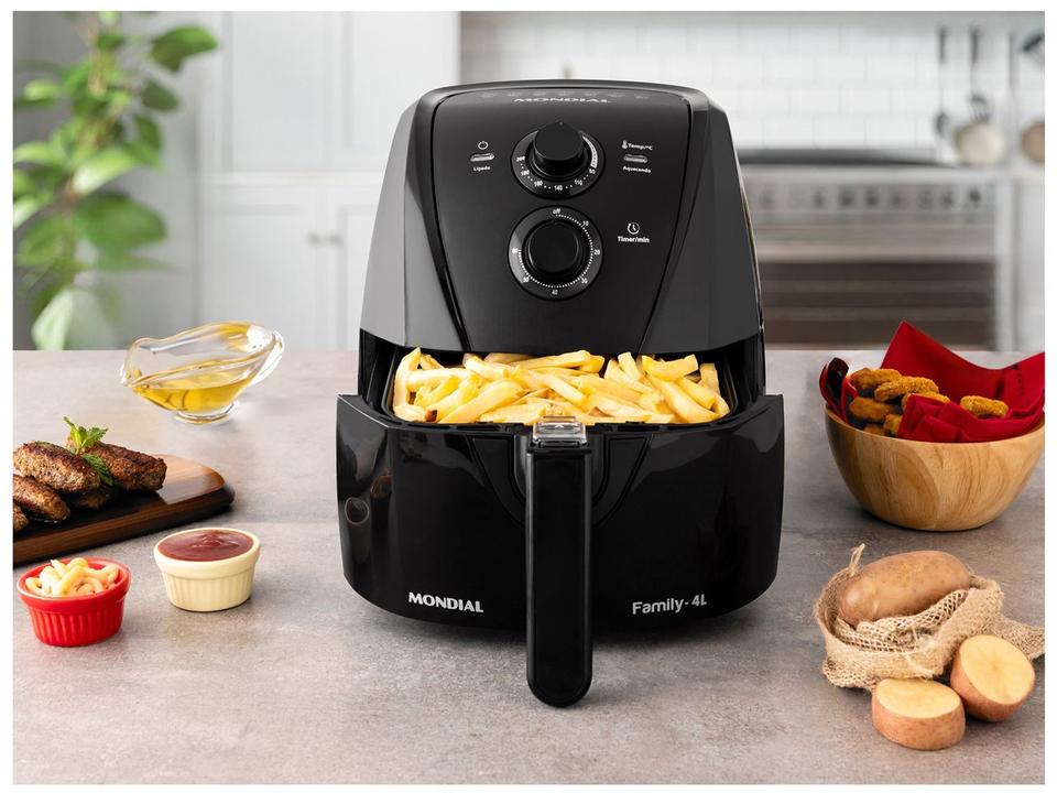 Air Fryer Mondial AFN-40-BF Preta com Timer - 2