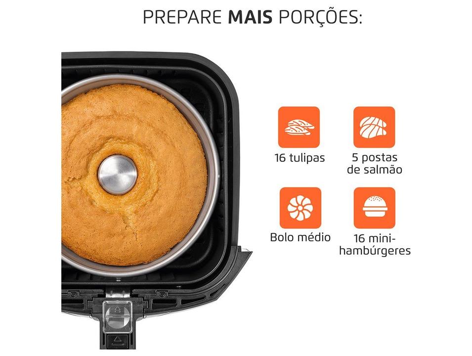 Air Fryer Mondial AFN-40-BF Preta com Timer - 6