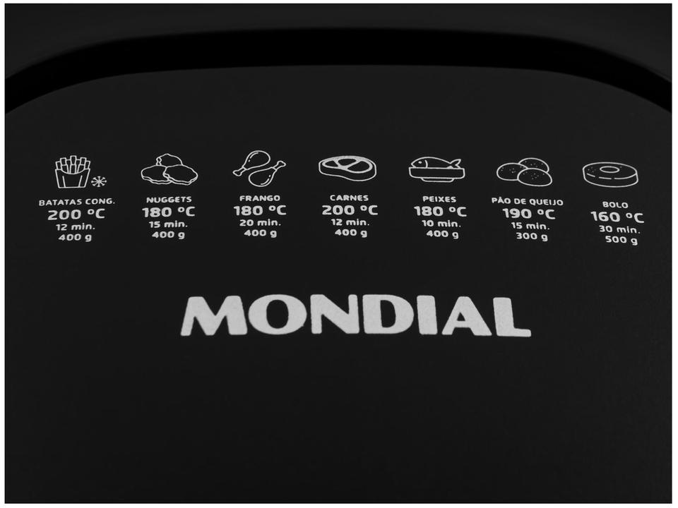 Air Fryer Mondial AFN-40-BF Preta com Timer - 13