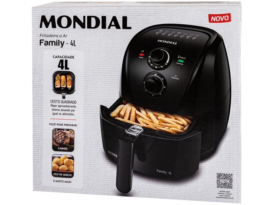 Air Fryer Mondial AFN-40-BF Preta com Timer - 17