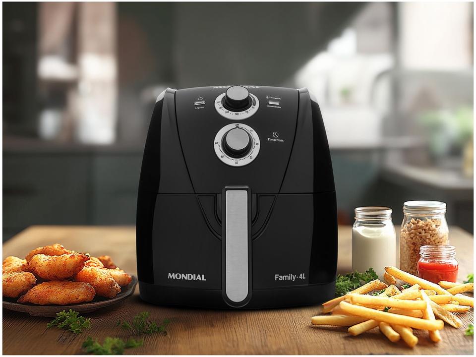 Air Fryer Mondial AFN-40-BFS Preto 4L com Timer - 2