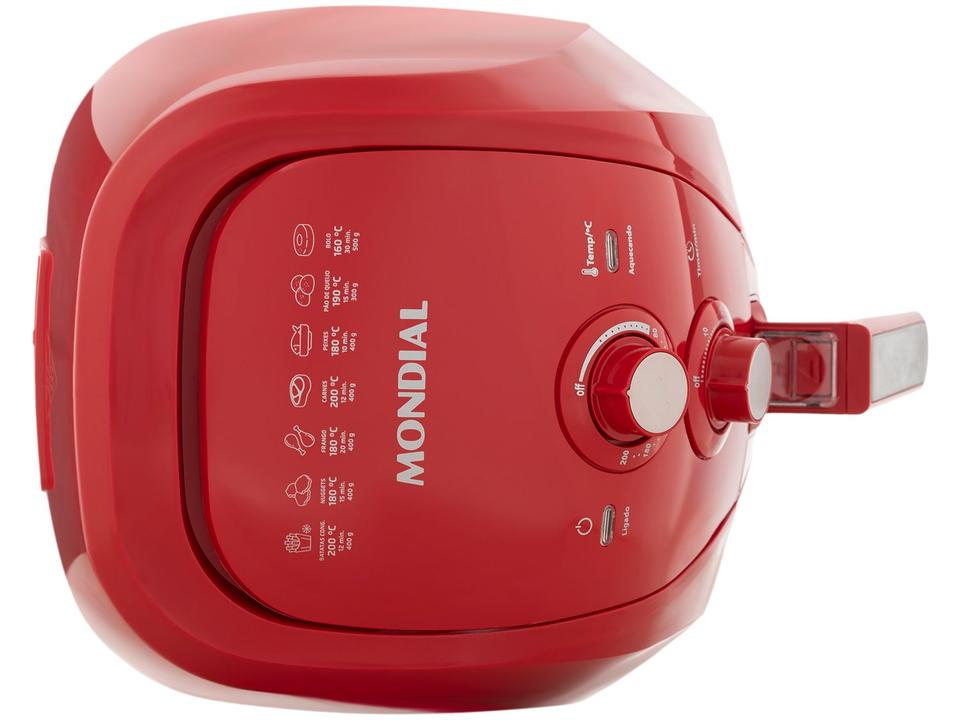 Air Fryer Mondial AFN40FR Vermelha 4L com Timer - 12