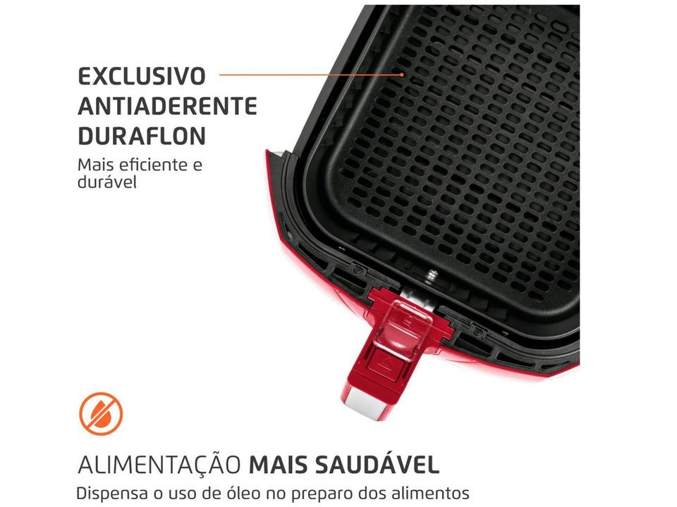 Air Fryer Mondial AFN40FR Vermelha 4L com Timer - 7