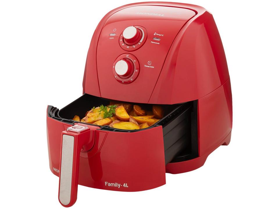 Air Fryer Mondial AFN40FR Vermelha 4L com Timer - 13