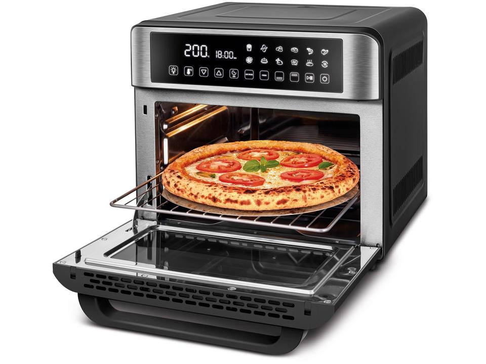 Air Fryer Mondial AFO-25L-BI Preto e Inox com Timer 25L - 1