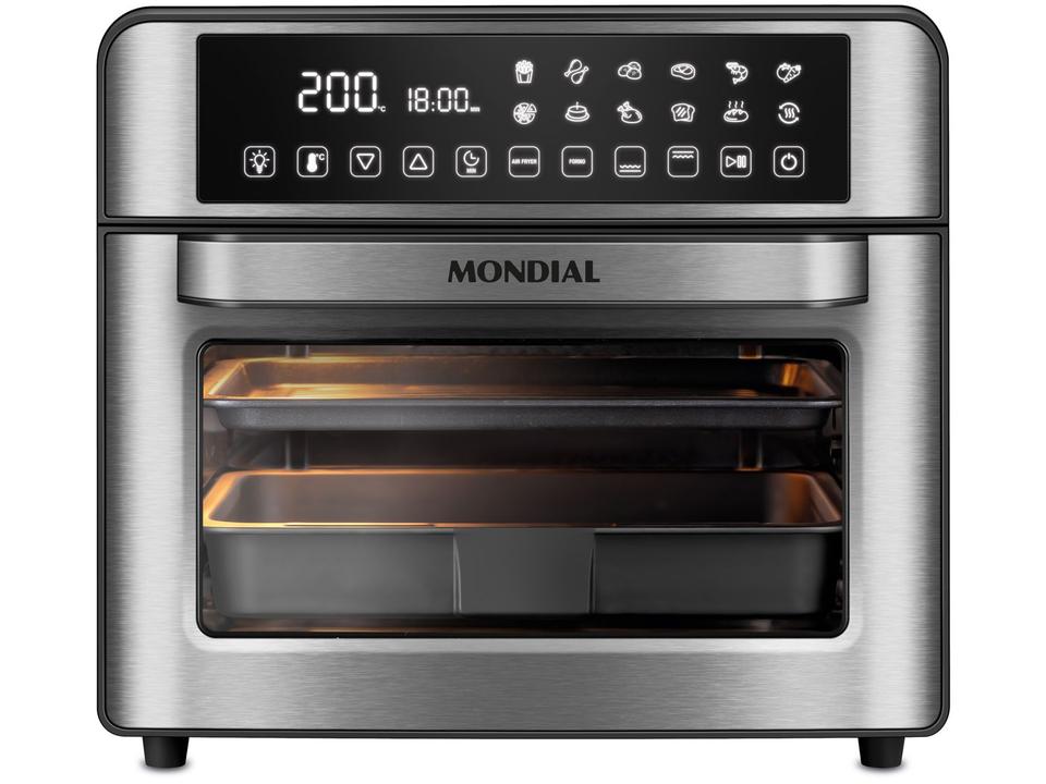 Air Fryer Mondial AFO-25L-BI Preto e Inox com Timer 25L - 3