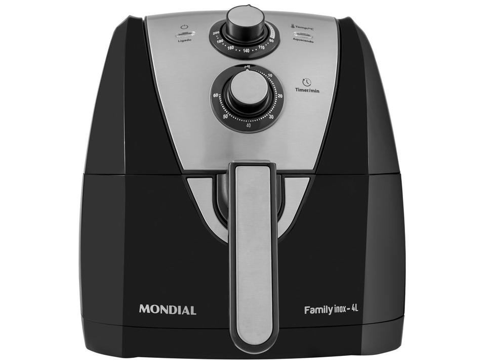 Air Fryer Mondial Family AFN-40-BI Preto e Inox 4L com Timer - 11