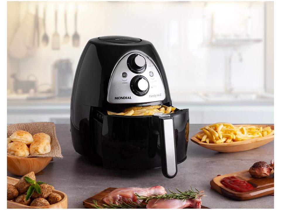 Air Fryer Mondial Family Inox I 4L com Timer - 2