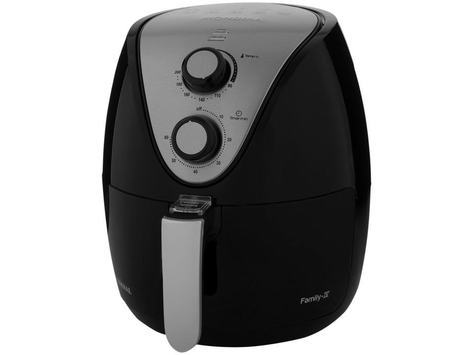 Air Fryer Mondial Family-IV AF-30I Preto e Inox 3,5L com Timer - 10
