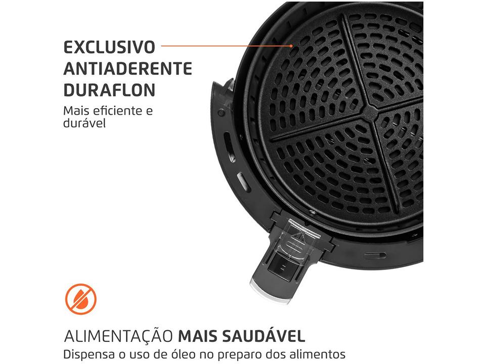 Air Fryer Mondial Family-IV AF-30I Preto e Inox 3,5L com Timer - 7