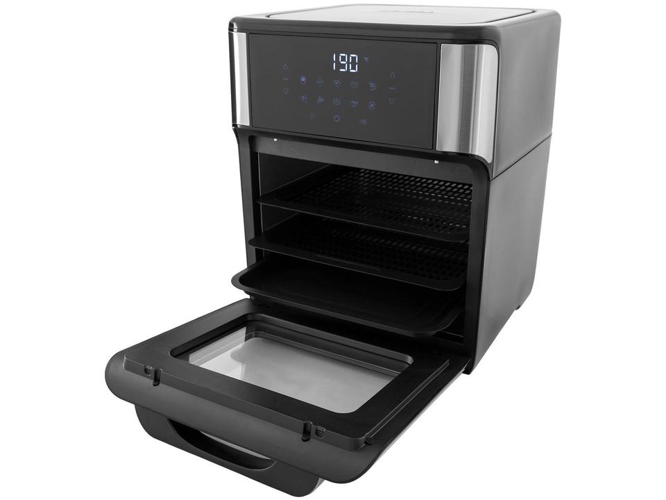 Air Fryer Mondial Forno Oven AFON-12L-BI Preto e Inox 12L - 11