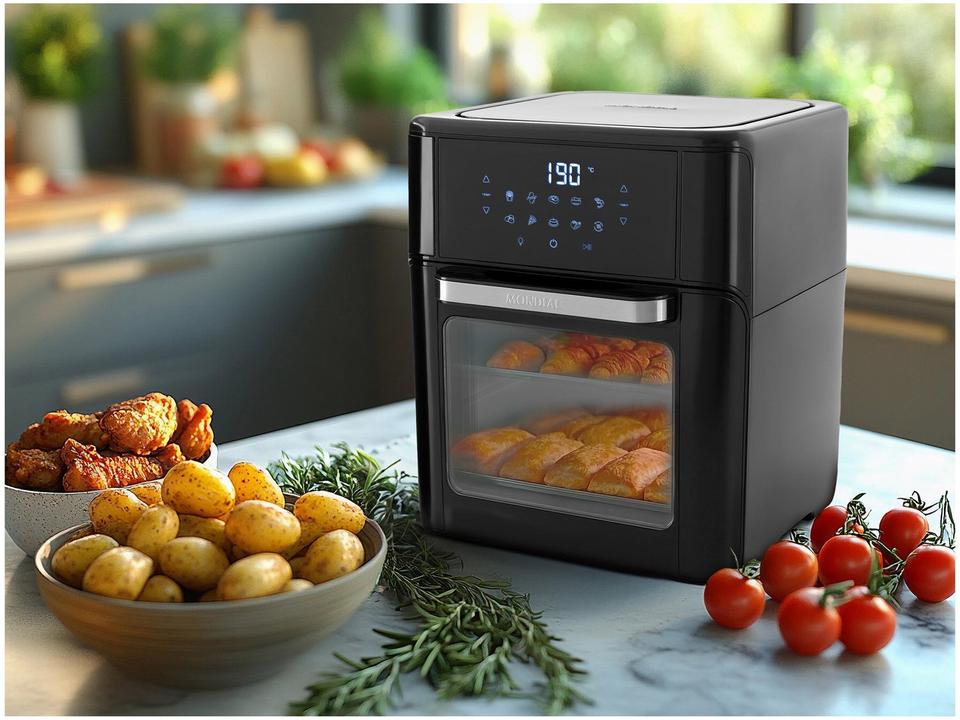 Air Fryer Mondial Forno Oven AFON-12L-FB Preta 12L - 13