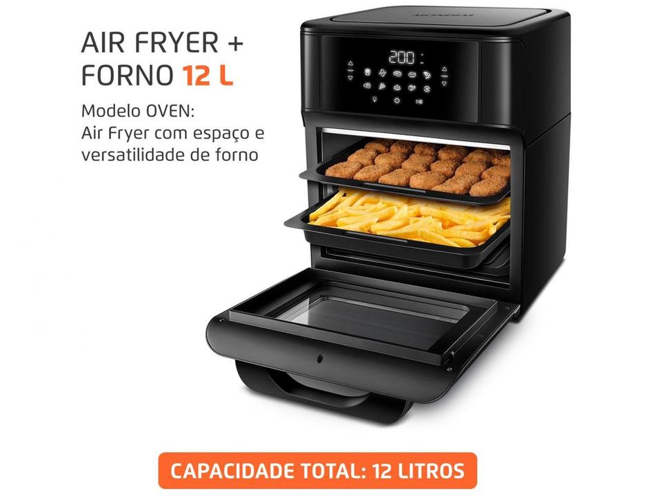 Air Fryer Mondial Forno Oven AFON-12L-FB Preta 12L - 3
