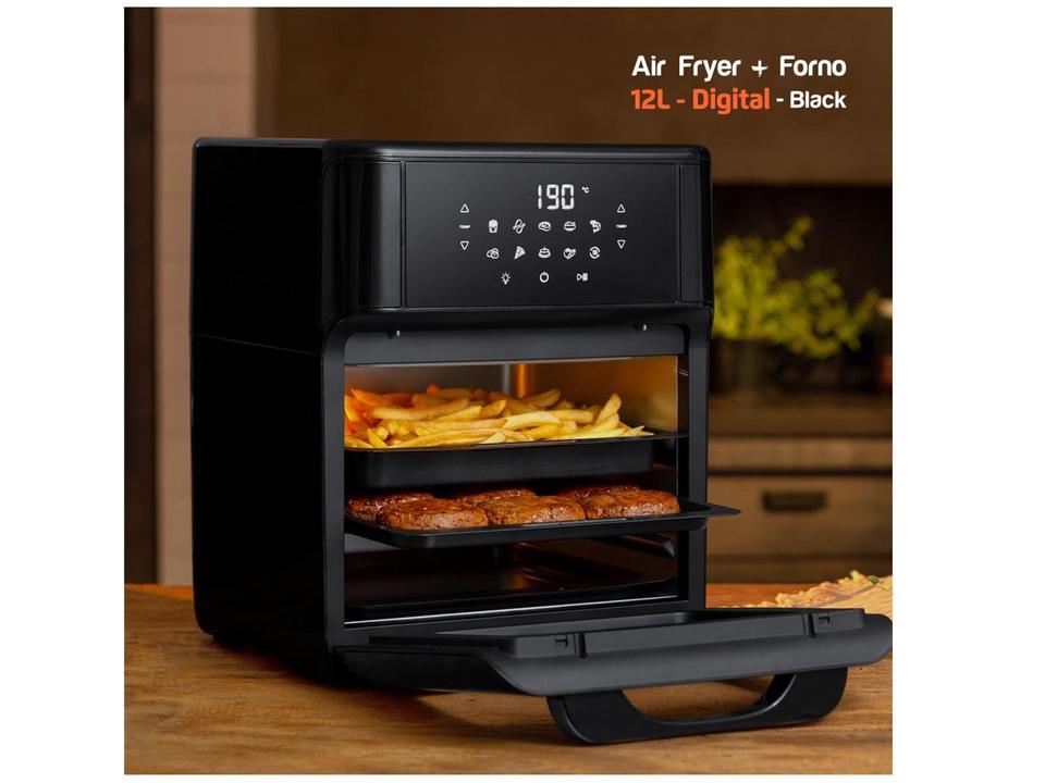 Air Fryer Mondial Forno Oven AFON-12L-FB Preta 12L - 11