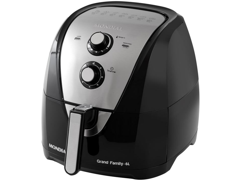 Air Fryer Mondial Grand Family AFN-60-BI Preta 6L - 10