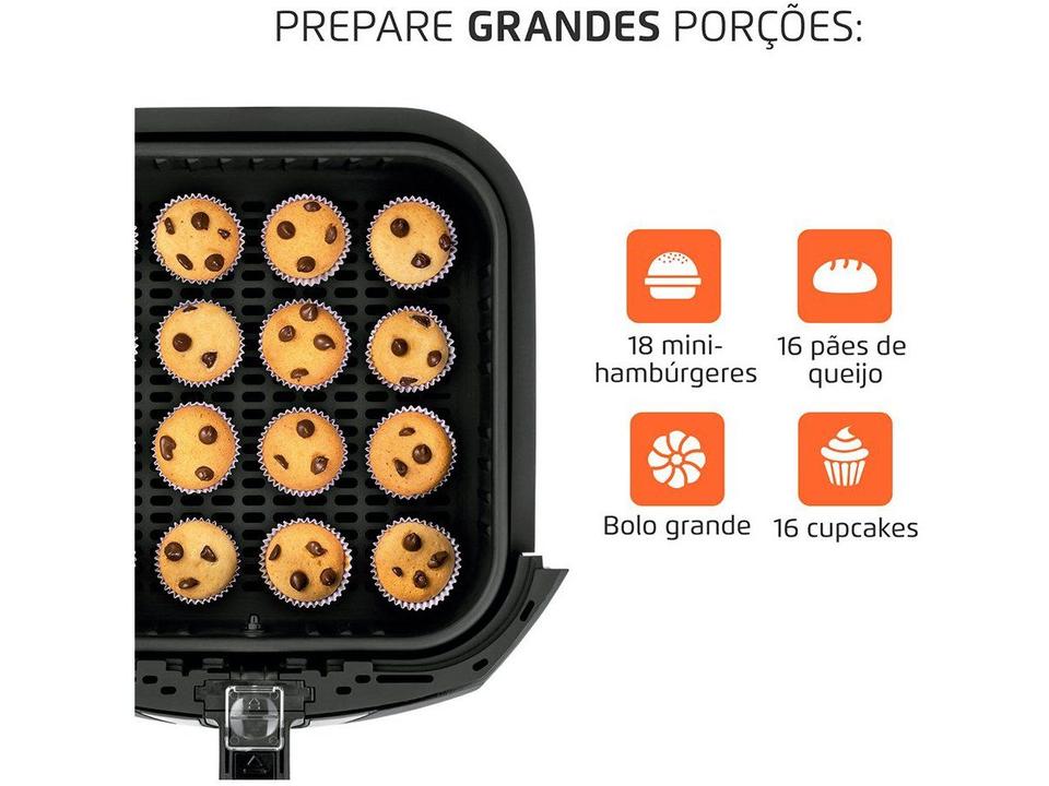 Air Fryer Mondial Grand Family AFN-60-BI Preto 6L - 4