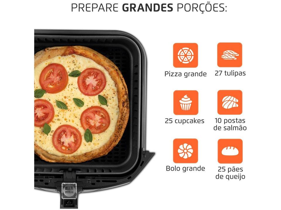Air Fryer Mondial Mega Family AFN-80-FB Preto 8L - 5