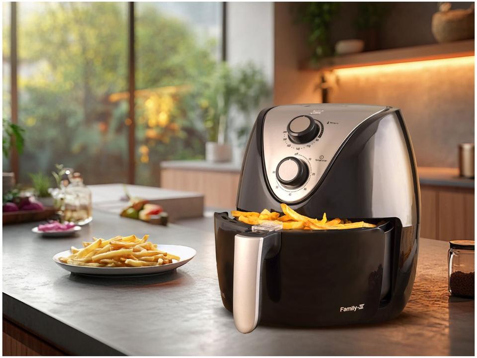 Air Fryer Mondial Pratic AF-30-I Preto e Inox 3,5L com Timer - 8