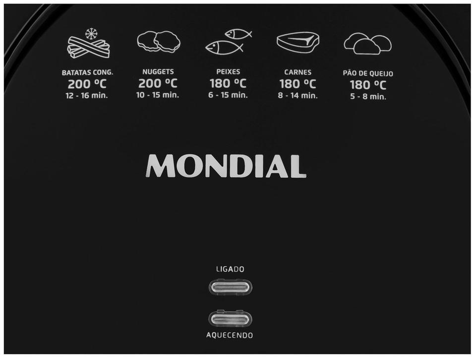 Air Fryer Mondial Pratic AF-31 Preta 3,5L com Timer - 15