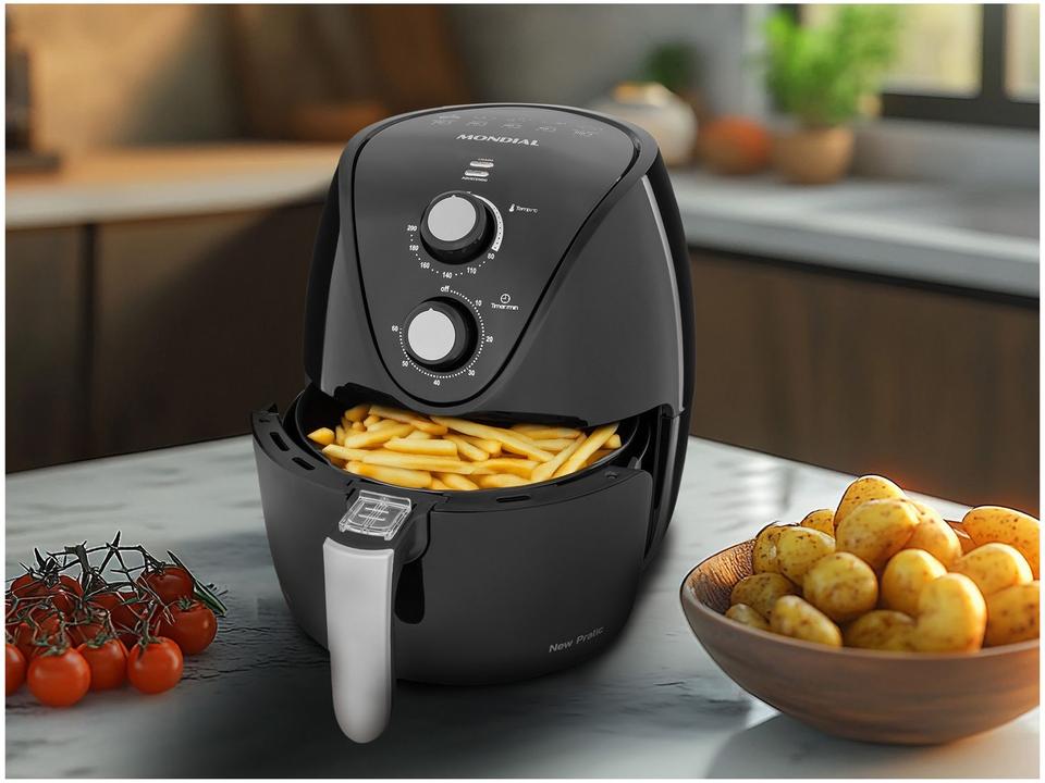 Air Fryer Mondial Pratic AF-31 Preto 3,5L com Timer - 2