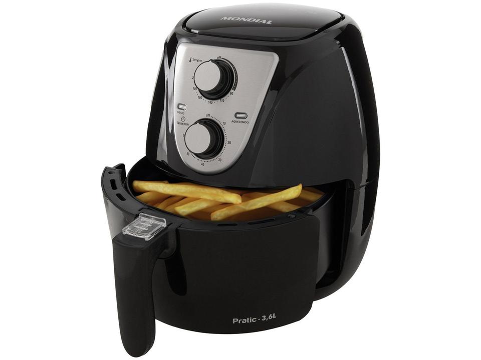 Air Fryer Mondial Pratic AF-36-BI Preta com Timer - 12