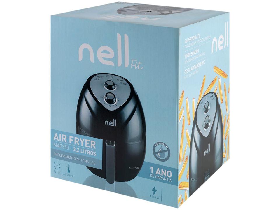 Air Fryer Nell Fit Preto 3,2L com Timer - 12