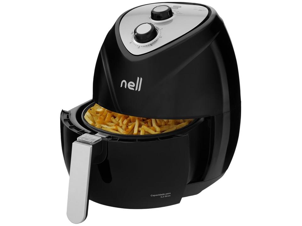Air Fryer Nell Fit Preto 3,2L com Timer - 3