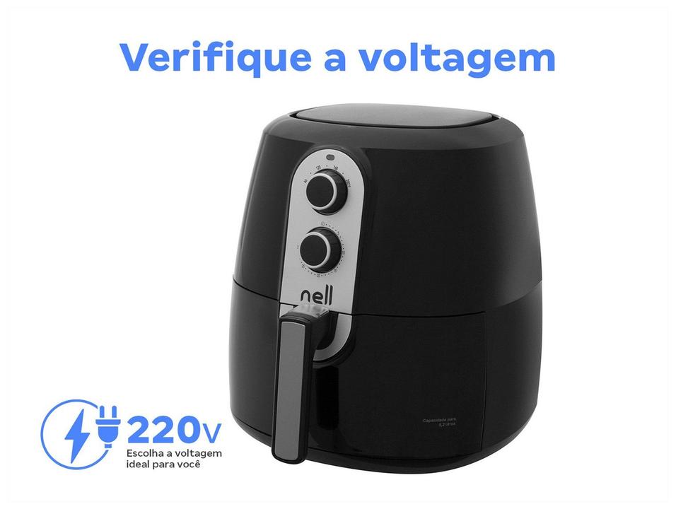 Air Fryer Nell Grand Família Preto 5L - 5
