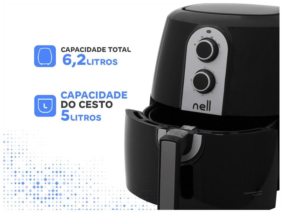 Air Fryer Nell Grand Família Preto 5L - 4