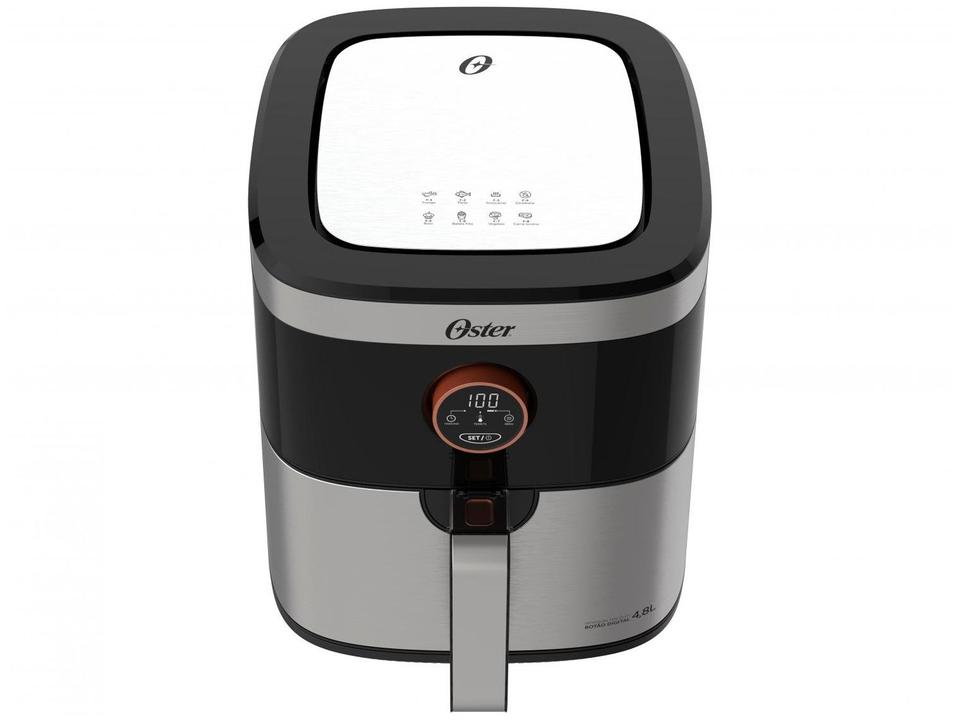 Air Fryer Oster Black Inox com Timer 4,8L - 8