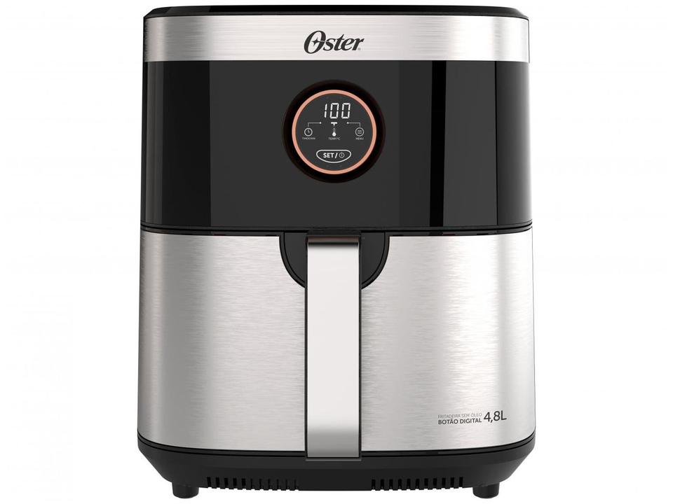Air Fryer Oster Black Inox com Timer 4,8L - 3