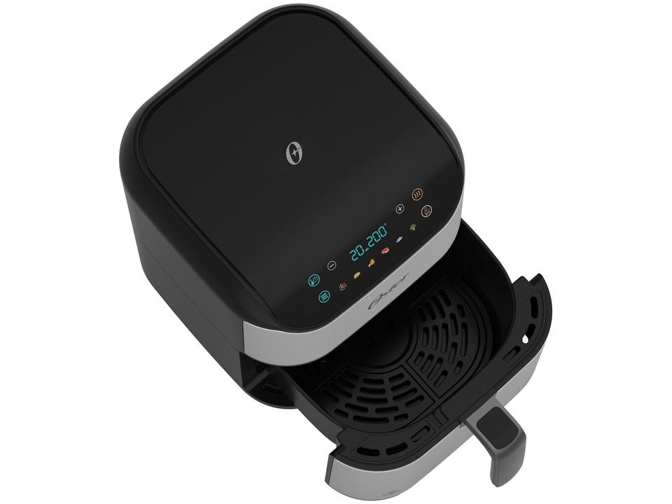 Air Fryer Oster OFRT930 Inox e Preto com Timer Inox 5L - 10