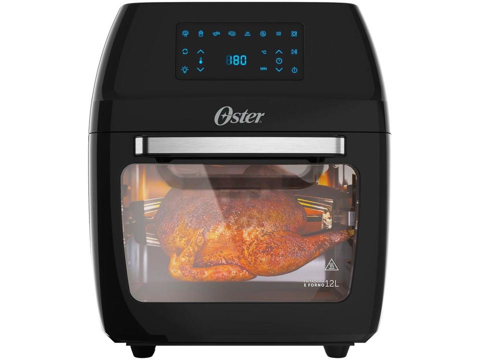 Air Fryer Oster Oven Preta com Forno 12L - 6