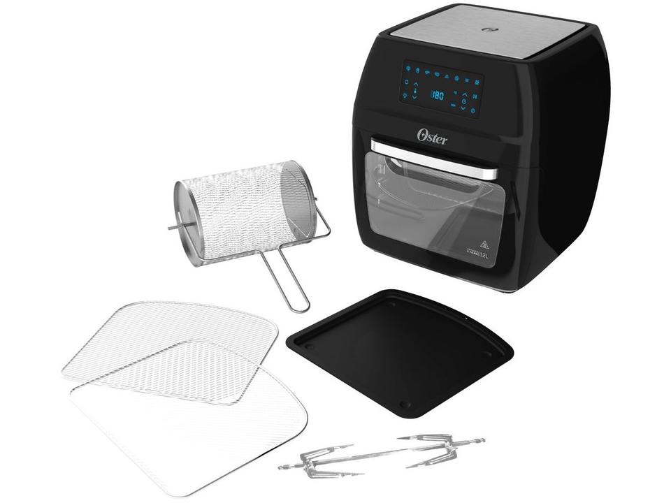 Air Fryer Oster Oven Preta com Forno 12L - 5