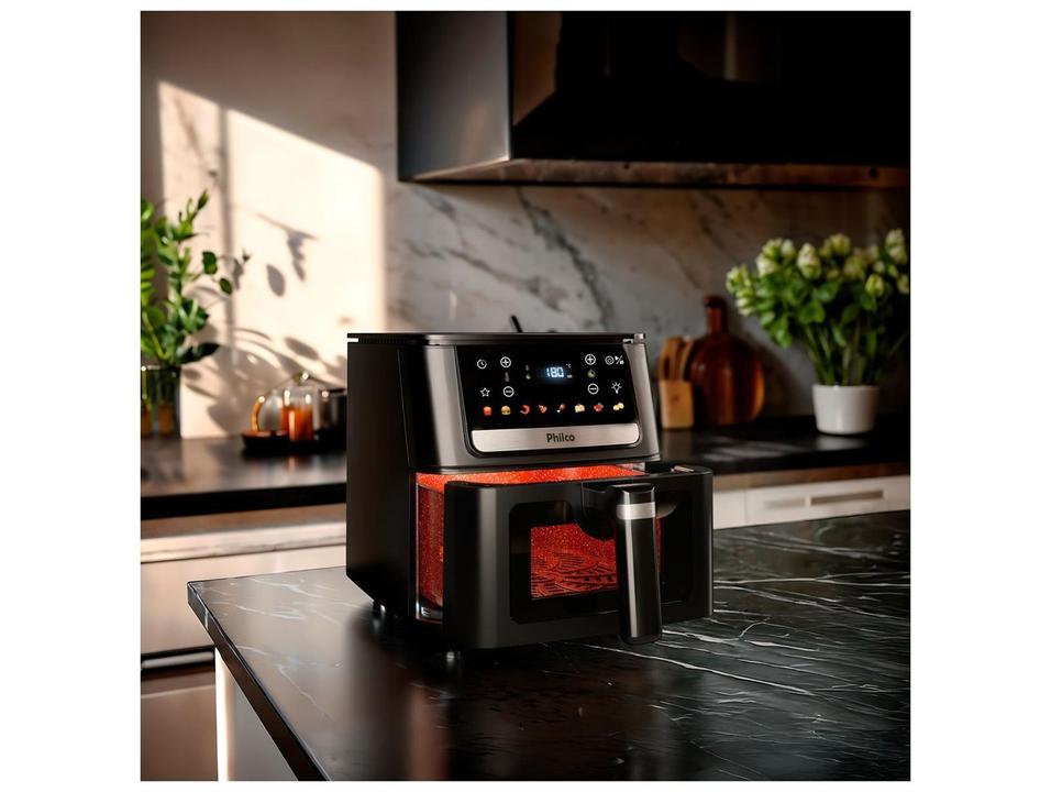 Air Fryer Philco PAF65A Preto e Inox 6,5L - 1