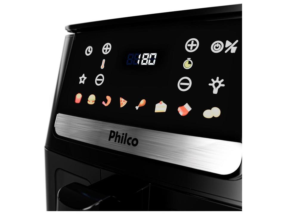 Air Fryer Philco PAF65A Preto e Inox 6,5L - 7
