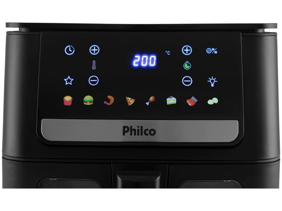 Air Fryer Philco PAF65A Preto e Inox 6,5L - 5