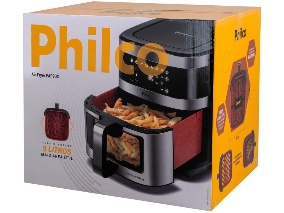 Air Fryer Philco PAF90C Preto e Inox Digital 9L - 11