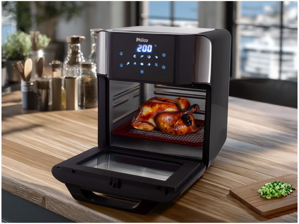 Air Fryer Philco Redstone PAF15A  Prata e Preto com Timer 15L - 1
