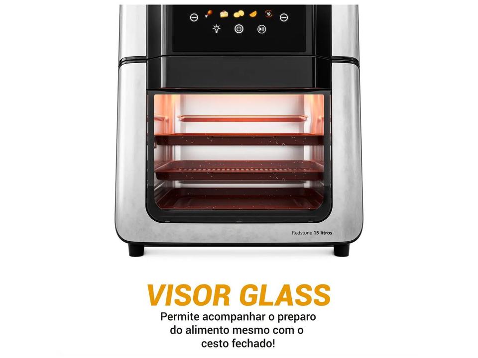 Air Fryer Philco Redstone PAF15A Preta com Timer 15L - 11