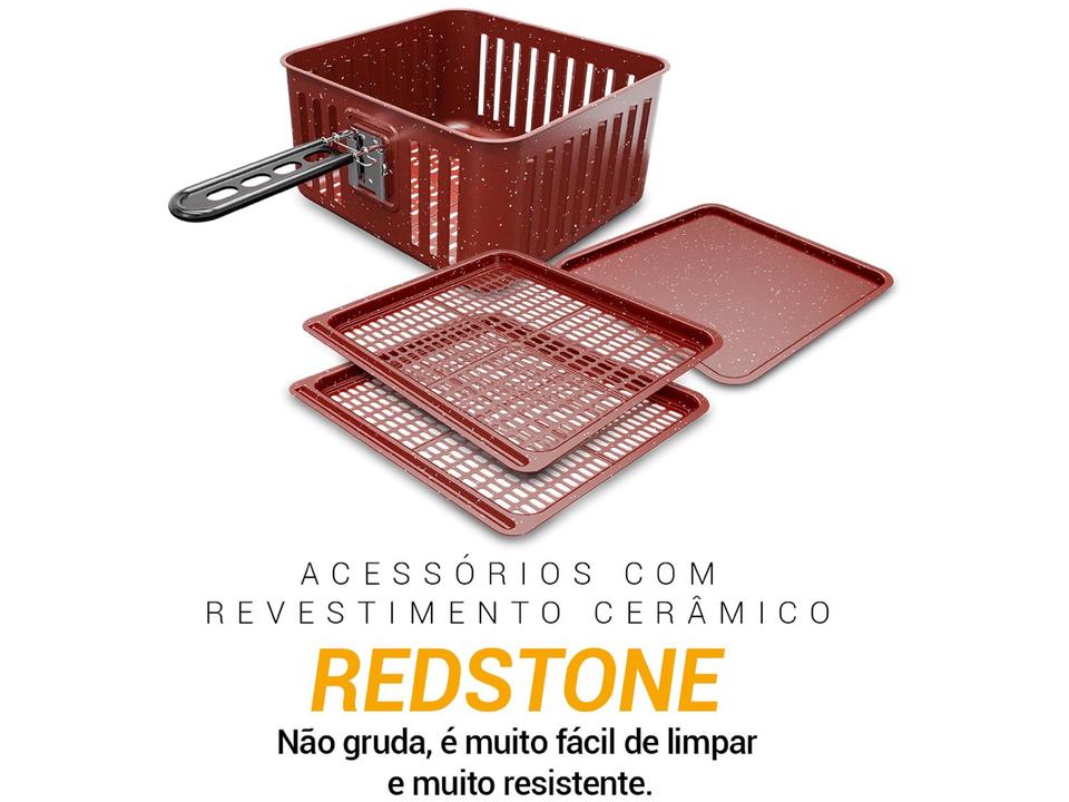 Air Fryer Philco Redstone PAF16A Preta com Timer 16L - 4